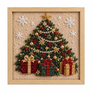 AMZ 3D conjunto de pintura de carimbo de tecido de natal DIY feito à mão efeitos visuais tridimensionais interação pai-f