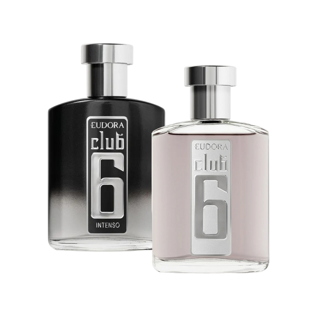 Kit Perfume masculino Eudora Club 6 Desodorante Colônia 95ml + Club 6 Intenso