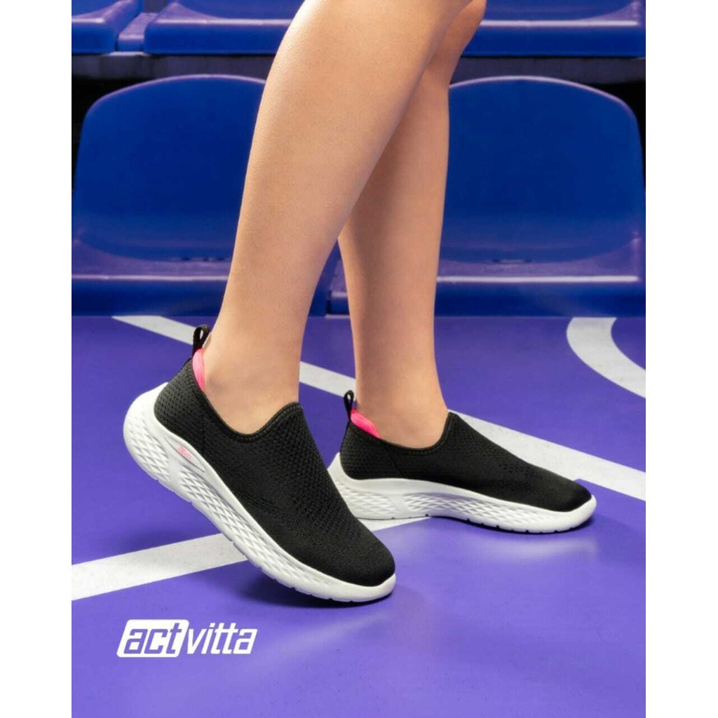 Tênis Actvitta Calce Fácil Slip On Academia