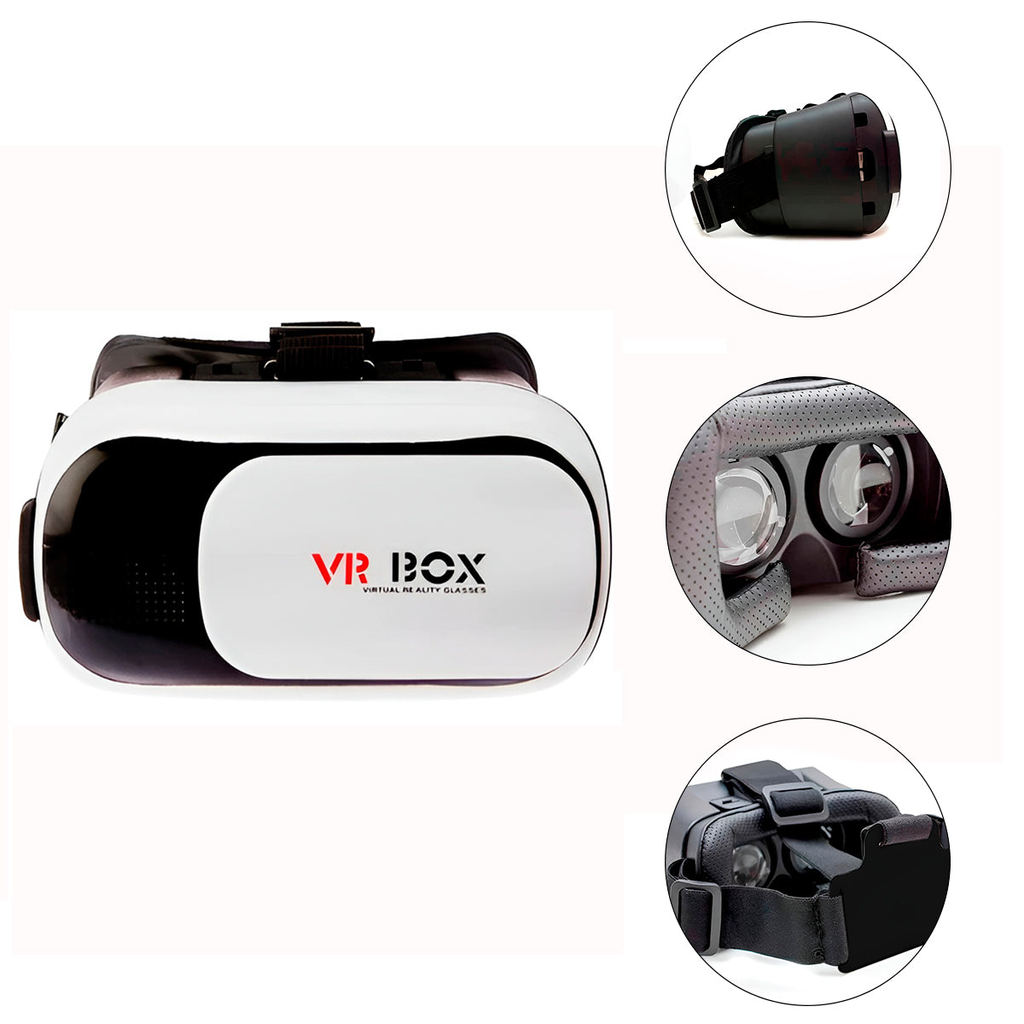 Óculos 3D de Realidade Virtual Sem Controle Para Celular