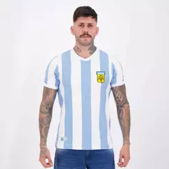 Camisa Argentina Retrô 1978 Listrada