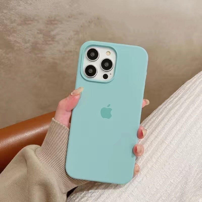 Capa Silicone Líquido Para iPhone 16 16 Pro 16 Plus 16 Pro Max 15 14 13 12 11 Pro Max 14 15 Plus