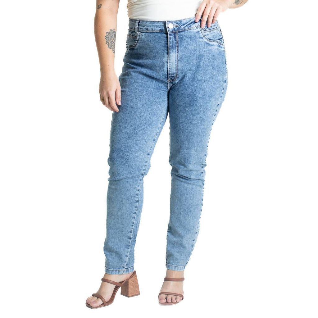 Calça Jeans Sawary Cigarrete Plus Size - 280944