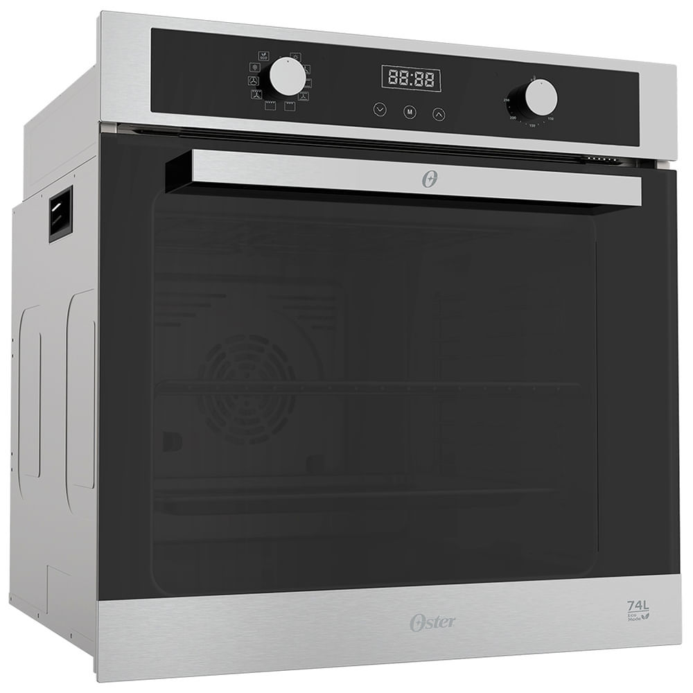 Detalhes do Forno de Embutir Elétrico Oster Semi Digital Black Inox 74L