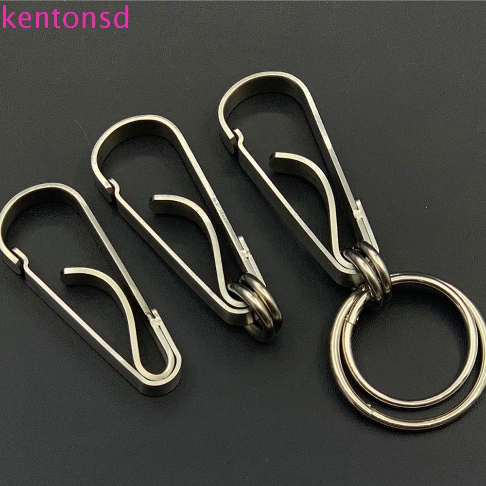 Clipe De Chave Mosquetão KENTONSD , Chaveiros Masculinos De Aço Inoxidável Liso Estilo Empresarial , Chaveiro De Carro A em Oferta na Shopee