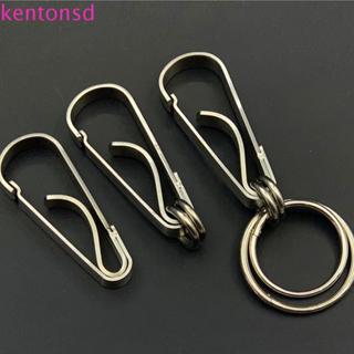 Clipe De Chave Mosquetão KENTONSD , Chaveiros Masculinos De Aço Inoxidável Liso Estilo Empresarial , Chaveiro De Carro A em Oferta na Shopee