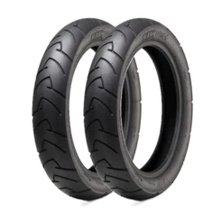 Par Pneu 120/70-14 + 100/80-14 TL PCX 2017 2020 Scooter Flash FS11 Sem Câmara Aro 14
