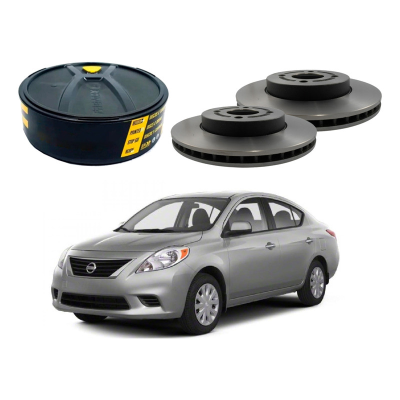 Disco Freio Dianteiro Versa 1.0 1.6 2012 A 2014 em Oferta na Shopee