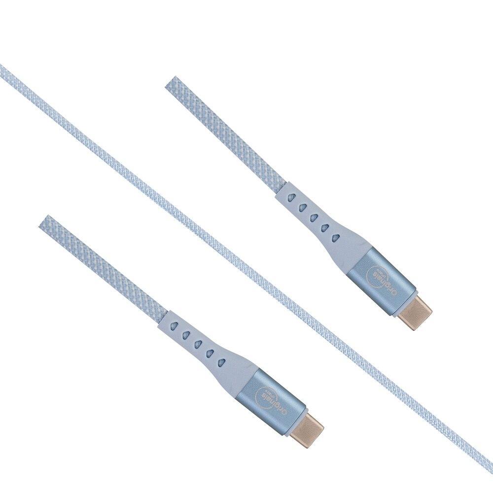 Cabo USB-C para USB-C 1,2 m, Originais iPlace, Azul em Oferta na Shopee