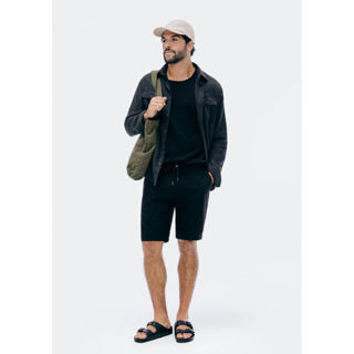 Bermuda Básica Masculina Em Sarja Com Elastano em Oferta na Shopee