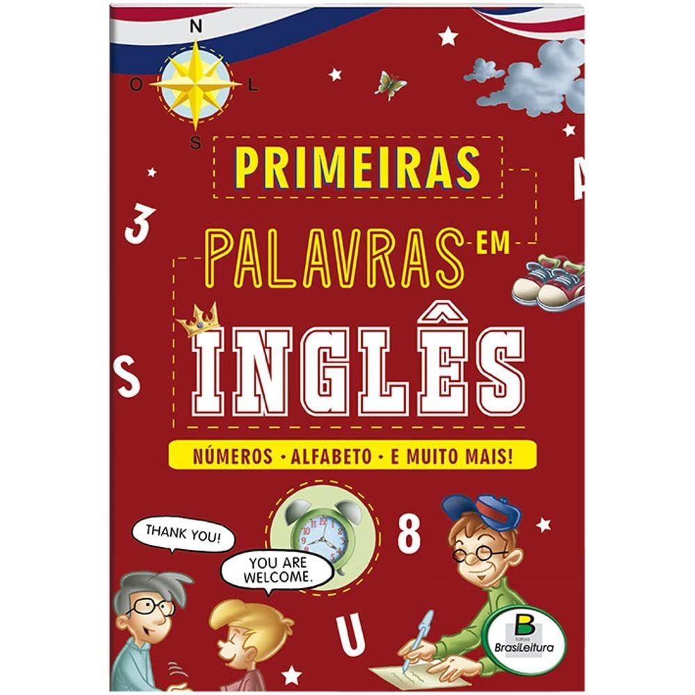 Primeiras Palavras em Inglês | Números, Alfabeto e Muito Mais! | Brochura em Oferta na Shopee