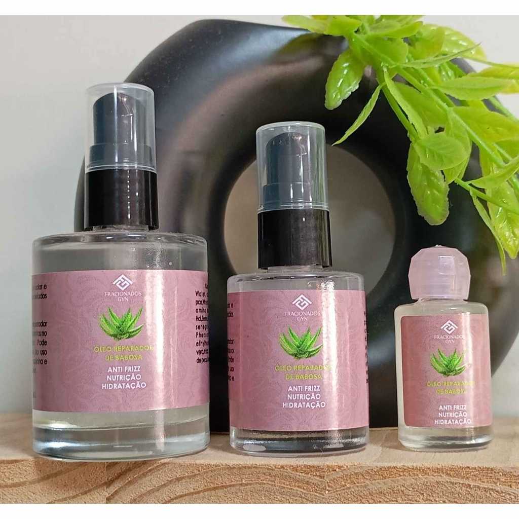 Óleo Reparador Capilar de Babosa Vegano 10ML | Proteção Térmica e Solar | Brilho, Força e Maciez