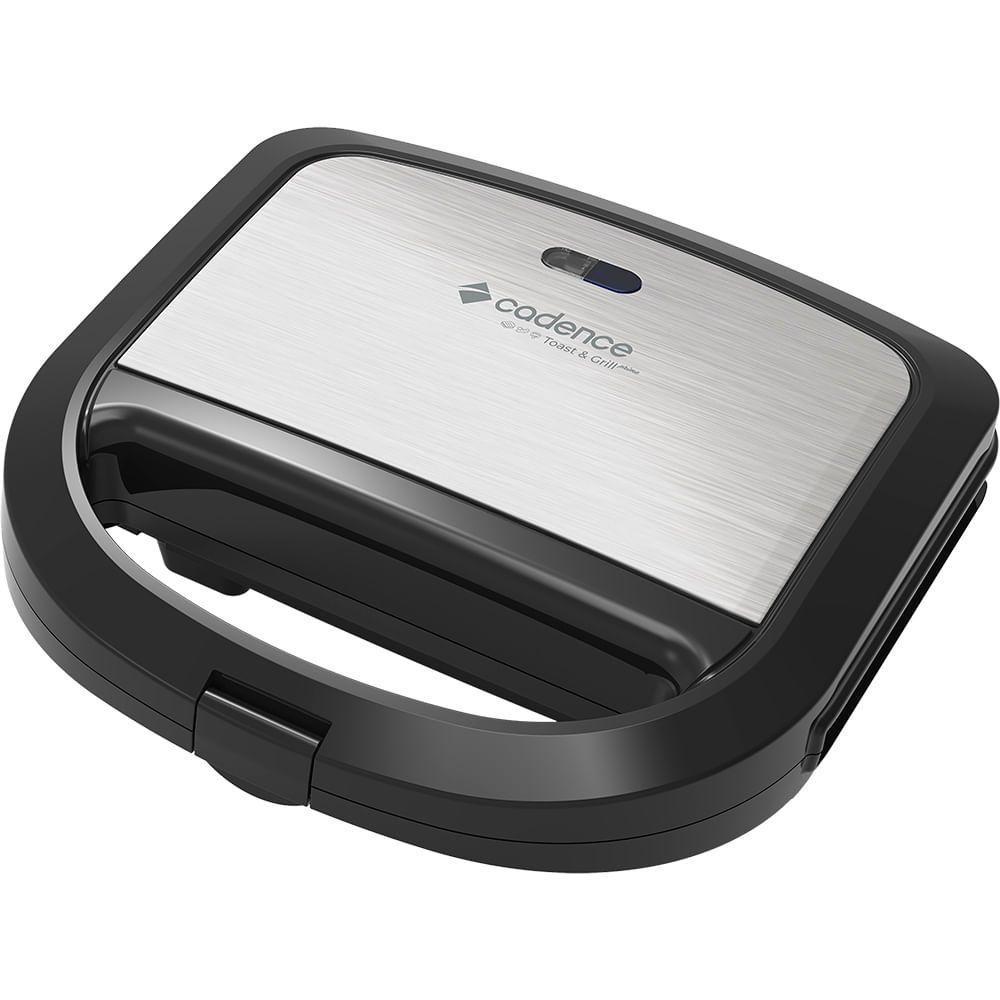 Sanduicheira Elétrica Cadence Toast & Grill Prime Inox 110V · foto 2