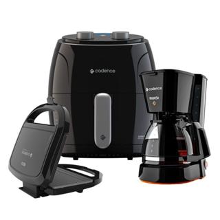 Kit Super Cook Cadence Fritadeira 3,8L Sanduicheira Cafeteira 110V em Oferta na Shopee