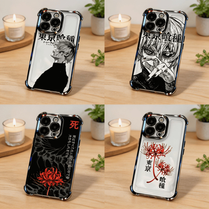 Capa Para Samsung Galaxy A27 A57 A37 A06 A07 A56 A36 A55 A54 A25 A26 A16 A15 A24 A13 Legal Anime Tóquio Ghouls Transpare