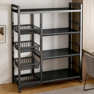 [Novo produto] Prateleira multicamadas para cozinha Rack para cesta de vegetais Multicamadas do chão ao teto Rack de arm