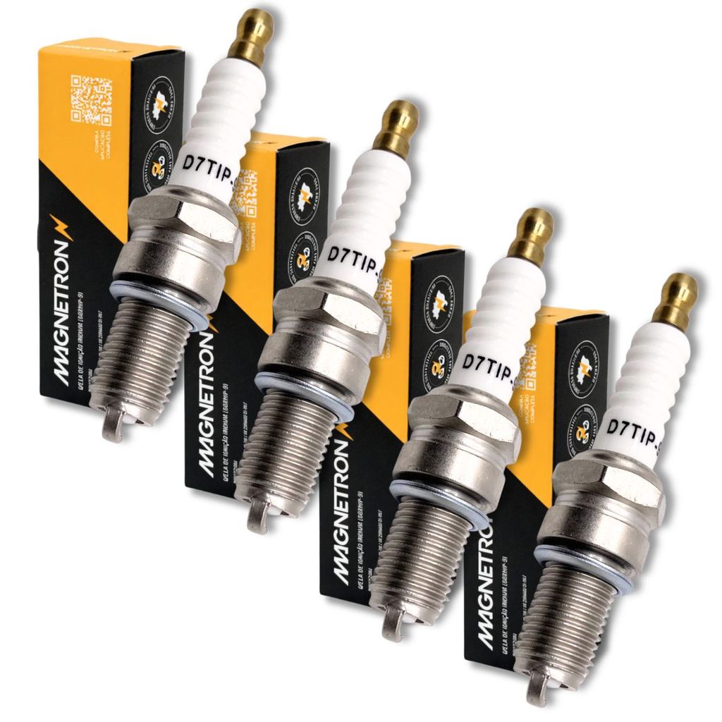 Kit Velas Iridium Shadow 750 / Shadow 1100 / Boulevard M 800 (4 Unidades) Magnetron