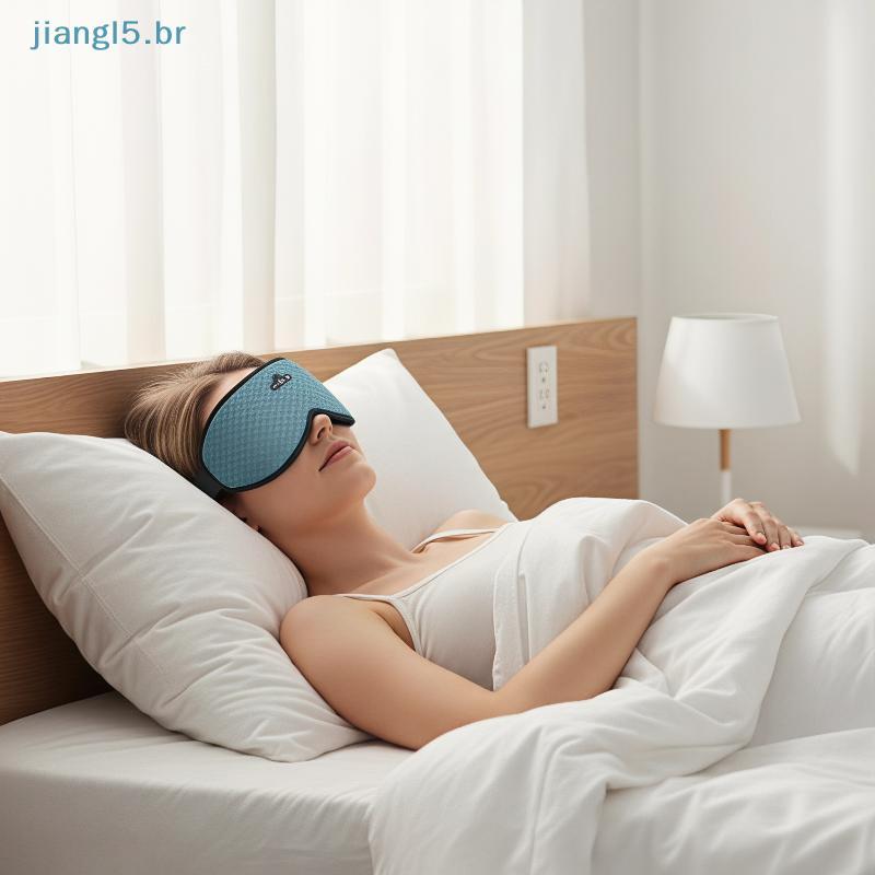 Imagem Fones De Ouvido Sem Fio Para Dormir , Máscara De Olho Ultra Macia 3D Travessas Laterais , Meditação , Descanso De Viagem