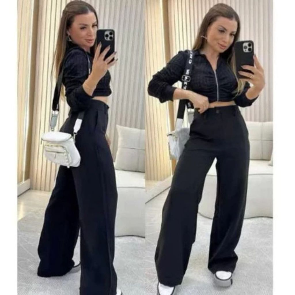 Calça Pantalona Alfaiataria Premium PROMOÇÃO