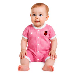 Macacão Flamengo Menina Torcida Baby
