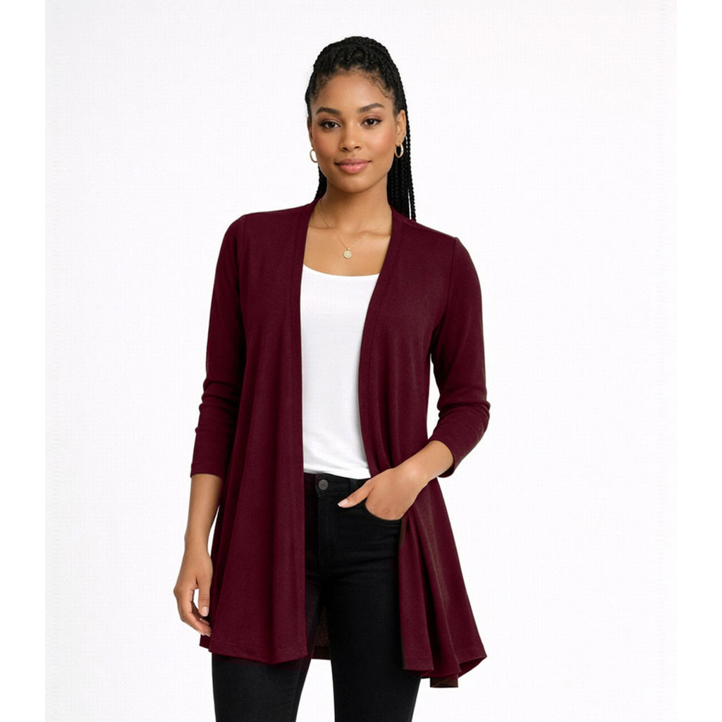 Cardigan Feminino Em Lanzinha Unique Collection Vermelho