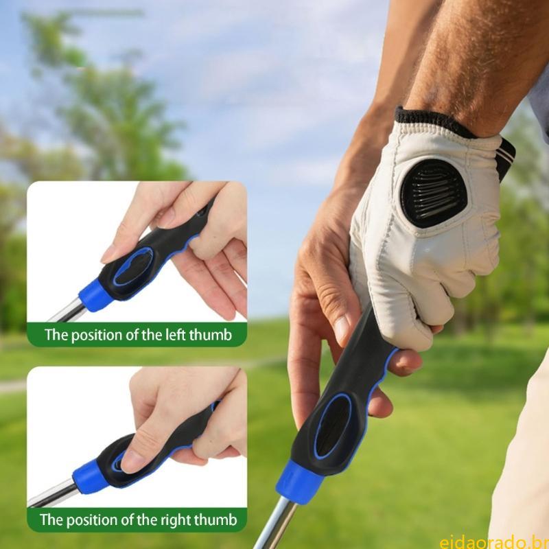 2pcs Treinamento Golfe Correção Aperto Da Mão Direita Melhora A Precisão Do Balanço Para Vários Jo