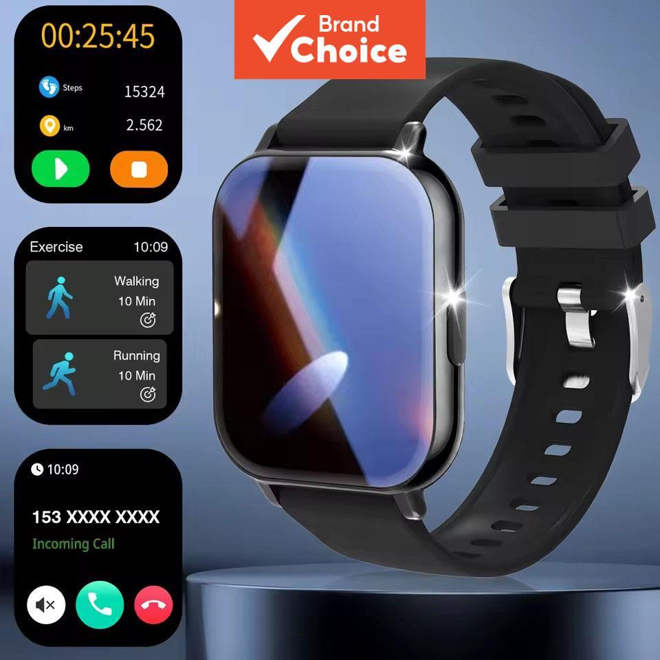 Novo Relógio Inteligente com Chamada Bluetooth: Monitoramento Menstrual e de Saúde, Smartwatch Masculino para Android e