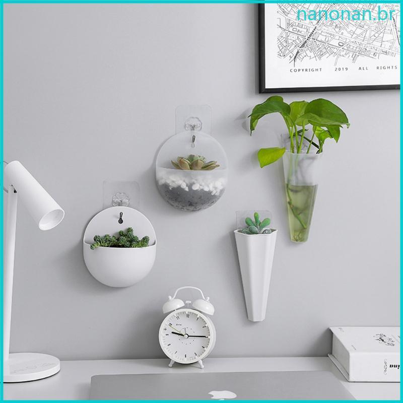 Nan Parede-Pendurado Flor Preguiçoso Plástico Organizador De Armazenamento De Vasos Planta Titular Casa Jardinagem