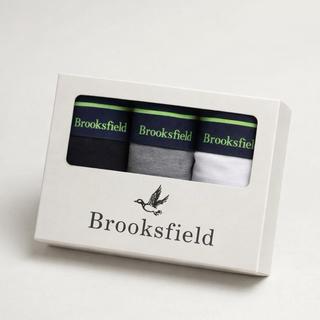 Broksfield Kit C/3 Cuecas Masculina  Algodão com Elastano em Caixa de Luxo Brooks