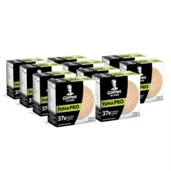 Kit 10 UN - Tuna Pro - Atum Sólido ao Natural - 170g - Gomes da Costa