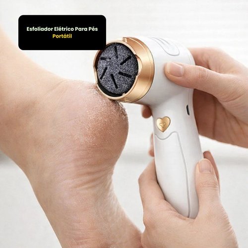 Esfoliador Elétrico Recarregável Para Os Pés Removedor de Calos Lixa Profissional 🔥