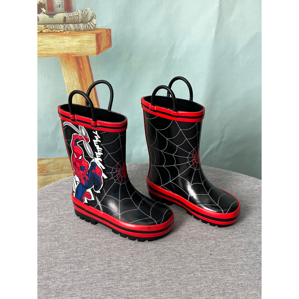 22-30 tamanho comércio exterior exportação crianças botas de chuva botas de chuva padrão dos desenhos animados antiderra