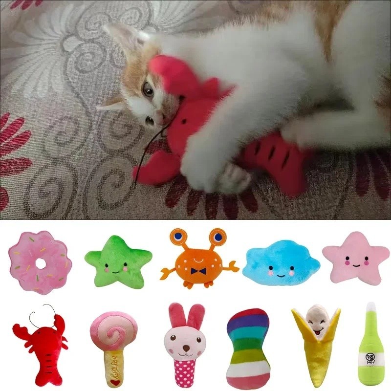 Brinquedos De Mastigar Para Animais De Estimação De Pelúcia Cães Pequenos Gatos Rangido Filhote De Cachorro Brinquedo Ch