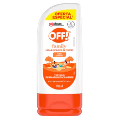 Repelente Off! Family Loção Não Oleoso 200ml