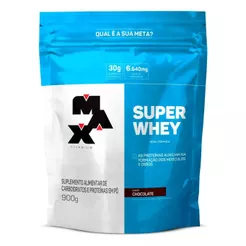 Super Whey Refil 900g Chocolate Max Titanium
