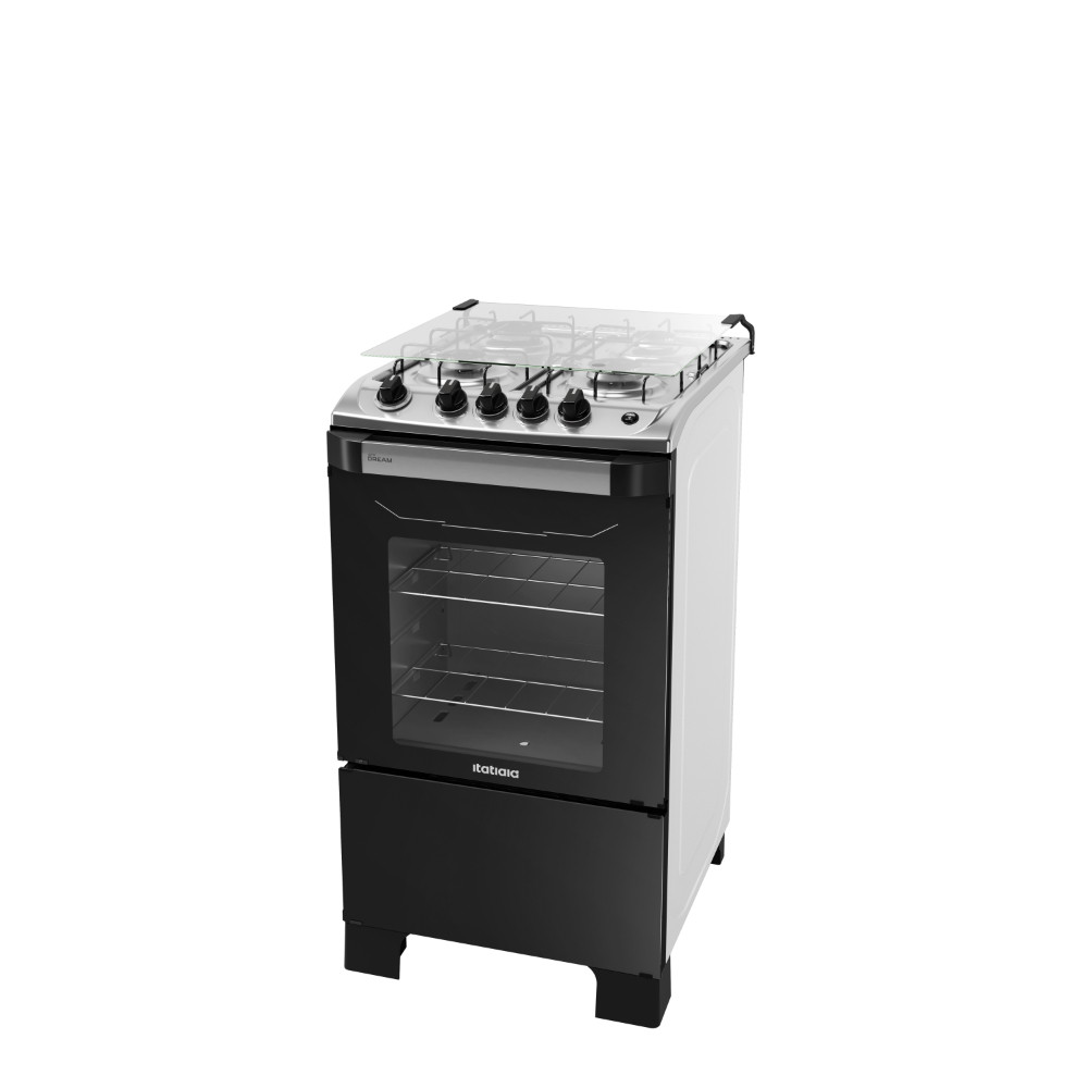 Fogão 4 Bocas Itatiaia New Dream Automático Mesa de Inox · foto 2
