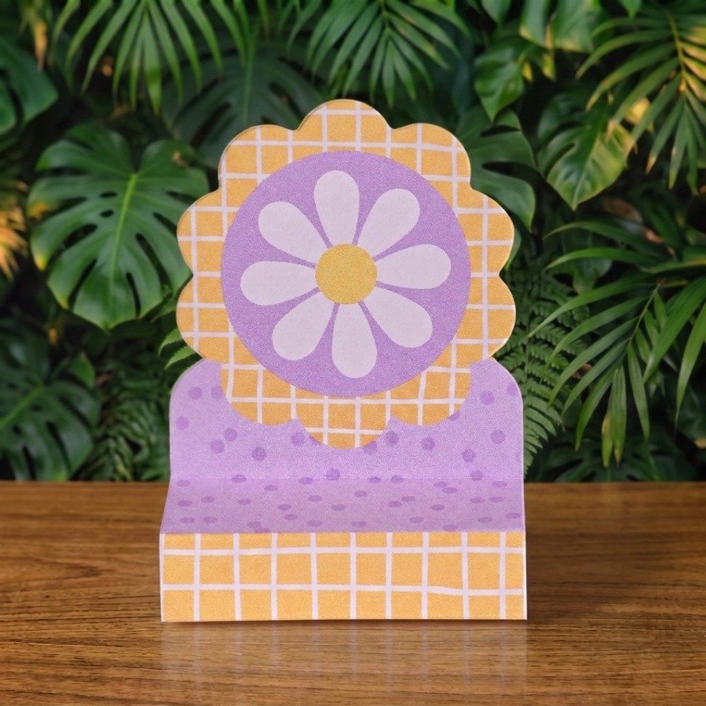Porta bis duplo MARGARIDAS LILÁS lembrancinhas personalizadas mimos para aniversario infantil decoração mimos
