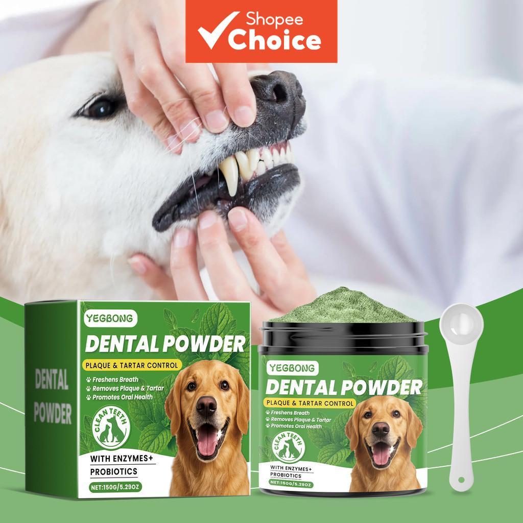 Pó Dental Para Cães 150g Com Bicarbonato De Sódio E Sorbitol Placa , Controle De Tártaro , Hálito Fresco , Cuidados Buca