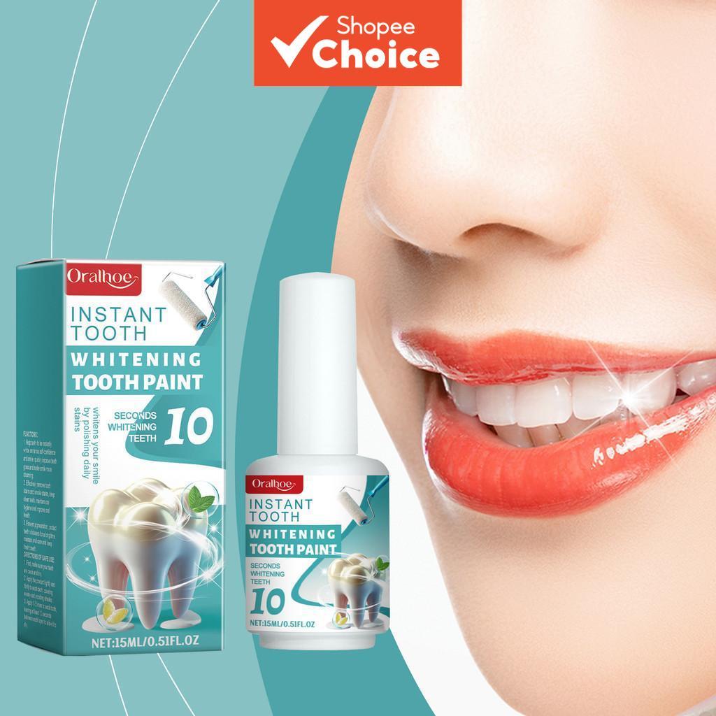Tinta Dentária Xilitol Para Fumantes , Remoção De Manchas De Cigarro E Hálito Fresco 15ml
