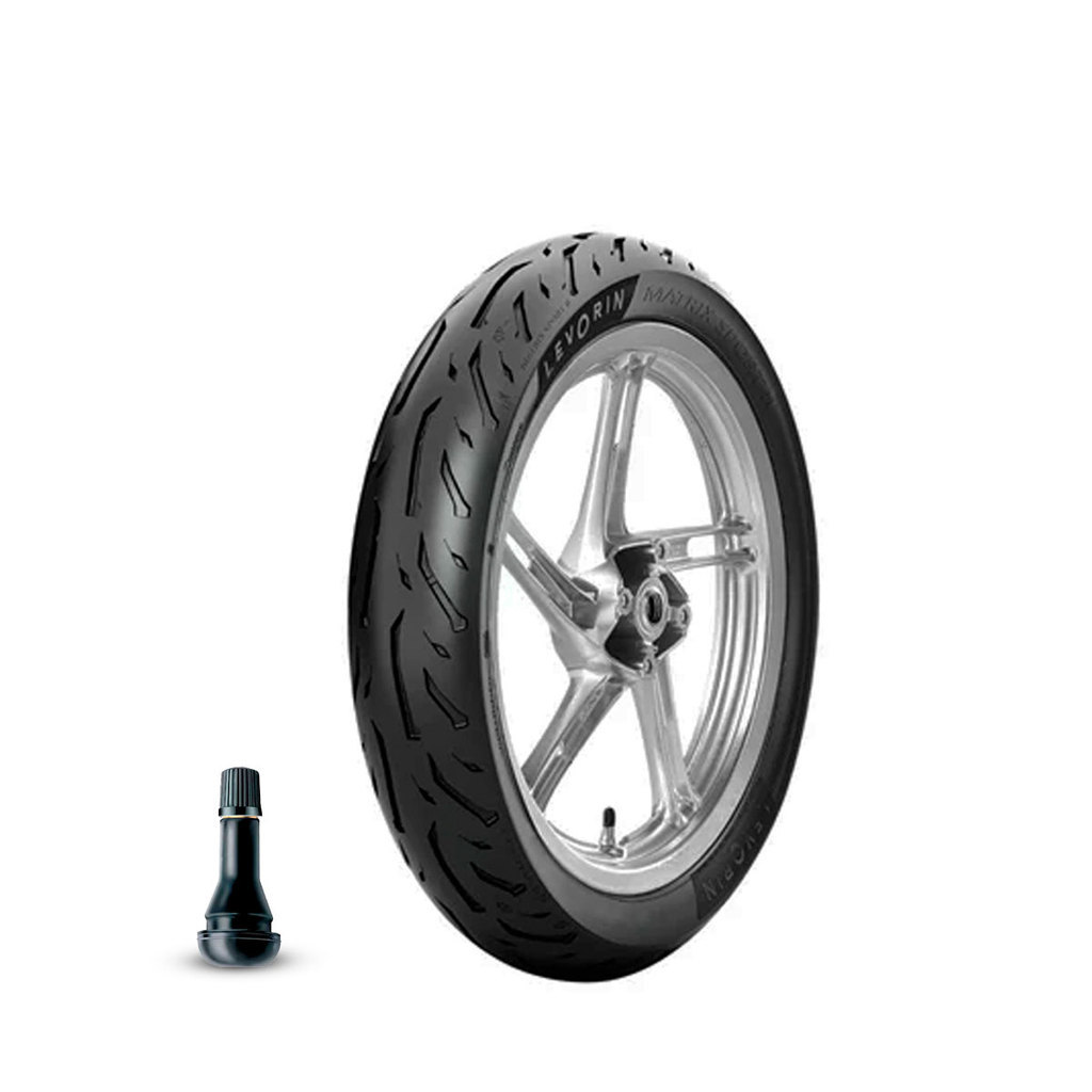 Pneu Levorin 100/80-17 M/C 58S Matrix Sport II TL Sem Câmara + Válvula CBX 250 TWISTER