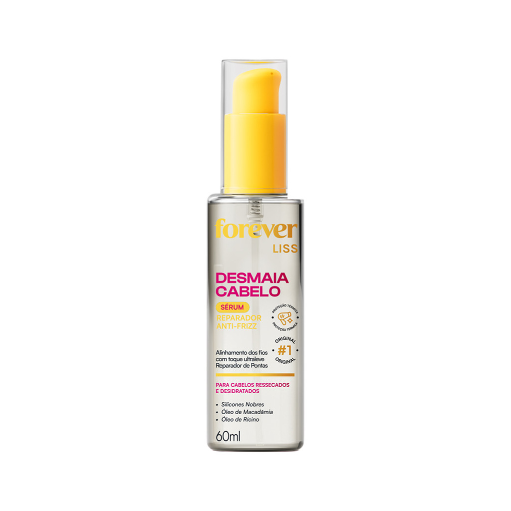 Sérum Reparador Desmaia Cabelo Forever Liss 60ml