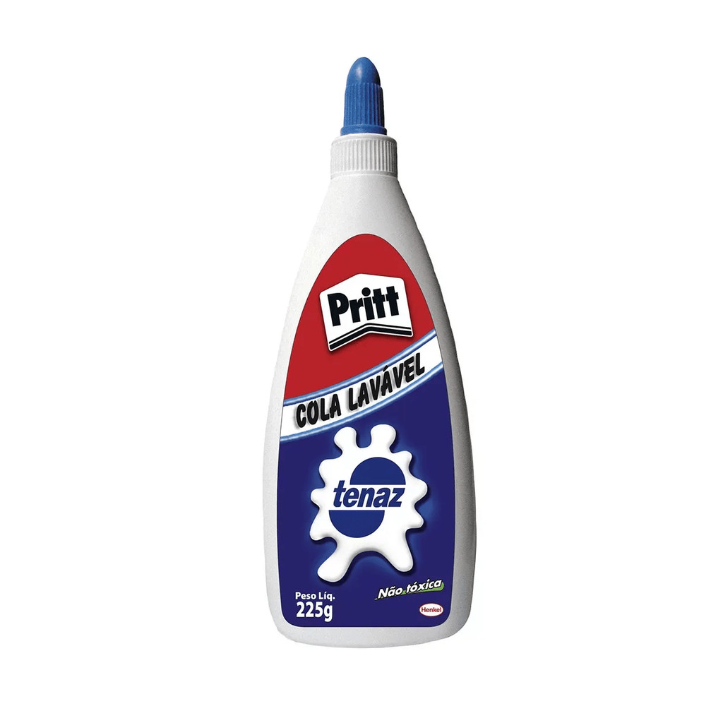 Cola Branca Pritt Tenaz, Secagem transparente 1x225g