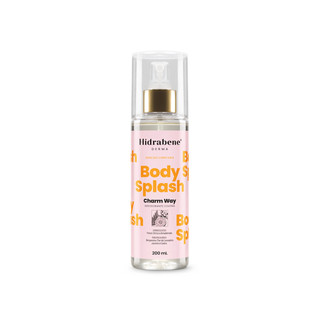 Body Splash Feminino Charm Way Hidrabene 200ml Fragrância Floral Cítrica