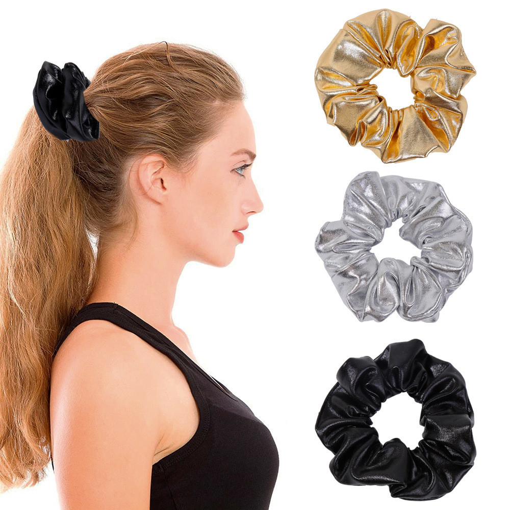 Moda europeia americana Popular laço de cabelo senhoras acessórios de roupas decoração COSPLAY pano de couro acessórios
