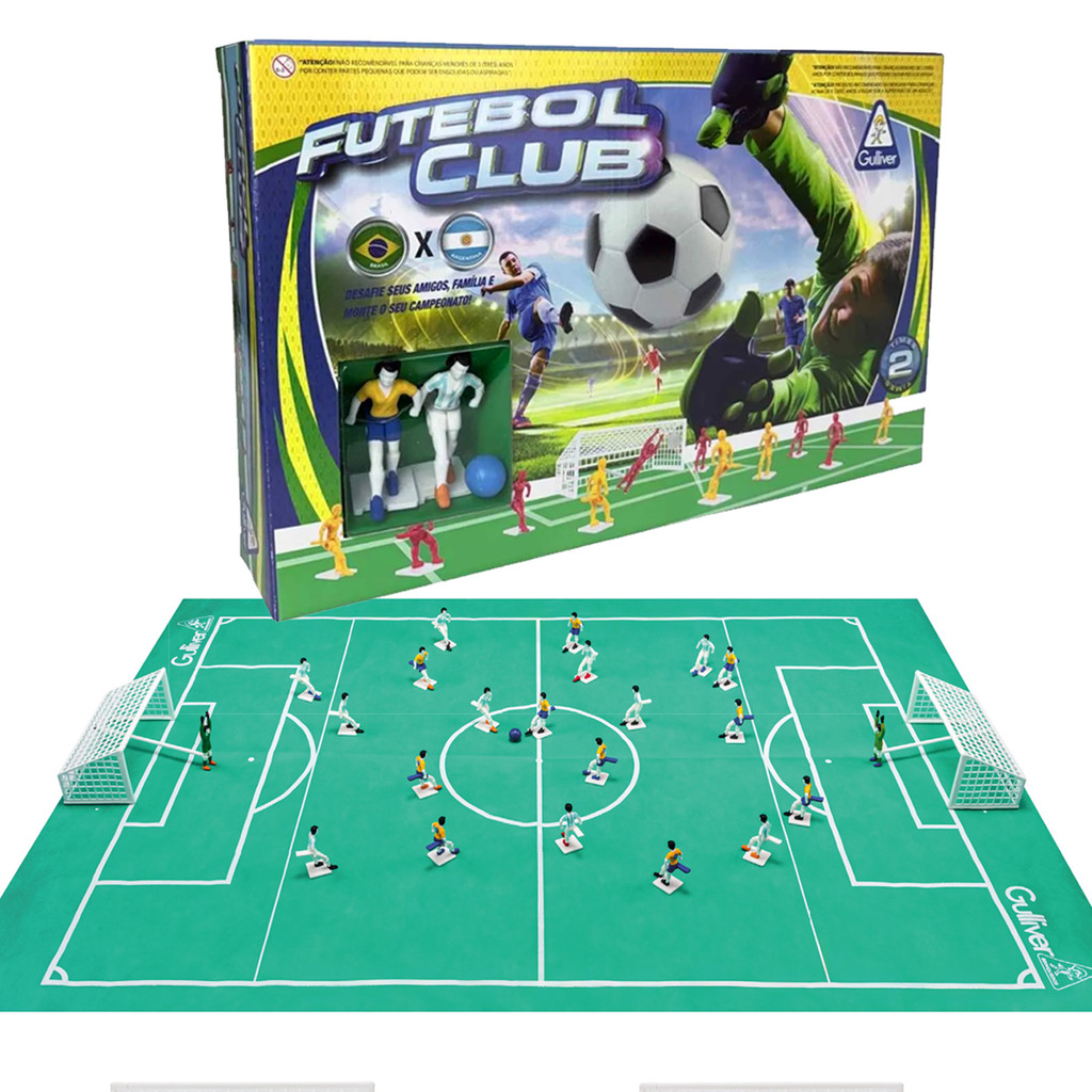 Jogo Futebol De Mesa Brasil X Argentina Gulliver Pintados À Mão Edição Especial Original