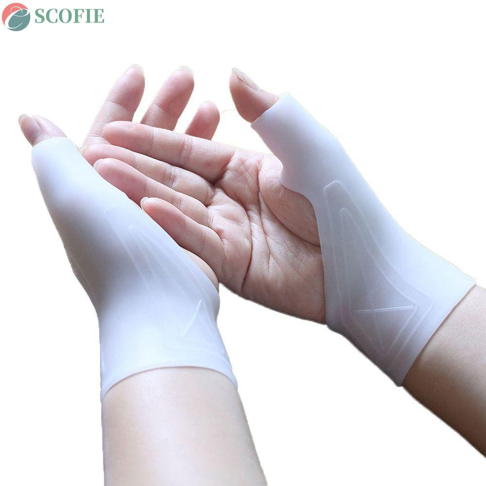 SCOFIE Luvas De Suporte De Polegar Para Entorse , Antebraço , Fácil De Usar , Mouse , Mão , Anti-Artrite , Cinta De Puls