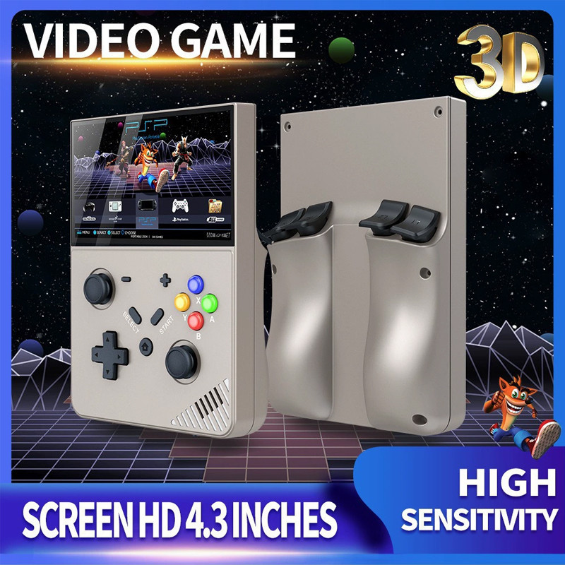 Console De Videogame M18 Portátil Retro R43-pro 4k Tela 64/128gb
