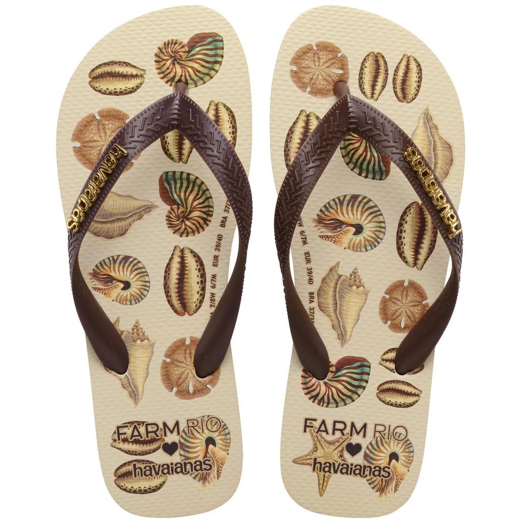 Chinelo Havaianas Farm Conchas