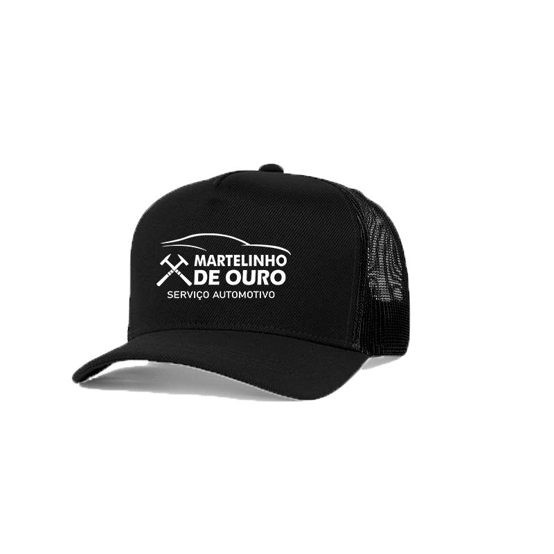 Boné Martelinho de Ouro Uniforme Profissional Serviço Marca Propria