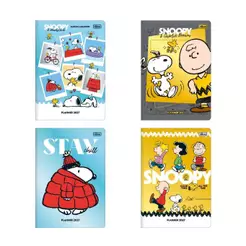 Agenda planner grampeado mensal Snoopy 2027 Tilibra